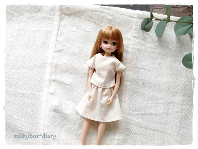doll-sewing#1】リカちゃん着せ替えソーイングBOOKのお洋服を作りまし